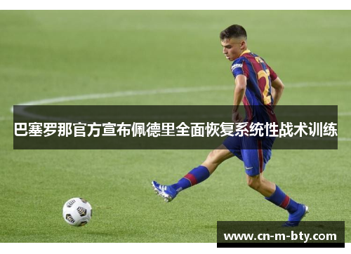巴塞罗那官方宣布佩德里全面恢复系统性战术训练 巴塞罗那官方宣布佩德里全面恢复系统性战术训练